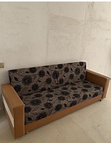 Диван, Нераскладной, Без подьемного механизма, Ткань, Нет доставки