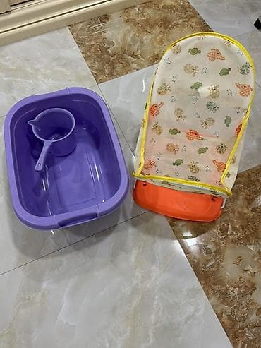 maye silikon: Uşaq vannası üçün aksesuar dəsti - Babyjem markalı ergonomik vanna — 1