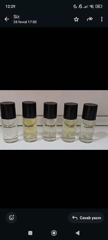 signora diamond: Məhsul: Qadın və uniseks ətirlərinin seçməsi Təsvir: - Müxtəlif — 2