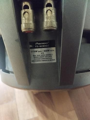 avto registratorlar: Pioneer TS-W306C avtomobil subvuferi - Model: Pioneer TS-W306C - Güc — 2