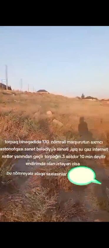 emlak az xezer rayonu bine qesebesi südcülük savxozu: 3 sot, Tikinti, Makler, Bələdiyyə — 4