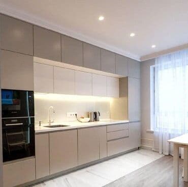 Sifarişlə mətbəx dəsti, Özü çəkən petlələr, Taxta, Kredit yoxdur, Pulsuz çatdırılma, Ödənişli çatdırılma, Rayonlara çatdırılma