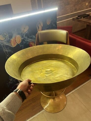 Mercedes-Benz: Böyük ölçülü latun (pirinç) sini/çanaq - Material: qalın pirinç — 3