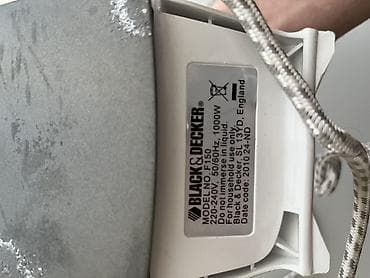 utulər: Black & Decker elektrik ütü - Model: F150 - Güc: 1000 W - — 1