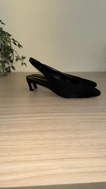 tufli: Qadın ayaqqabısı – klassik qara slingback - Brend: Sanotti (daxili — 4