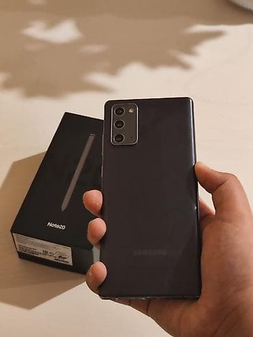 Elektronika: Samsung Galaxy Note 20, 256 GB, rəng - Qara, Zəmanət, Barmaq izi, Simsiz şarj — 1
