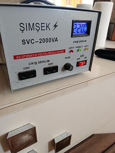 ev qizdiran: Şimşek SVC-2000VA – AC avtomatik voltaj regulatoru Xüsusiyyətlər: - — 1