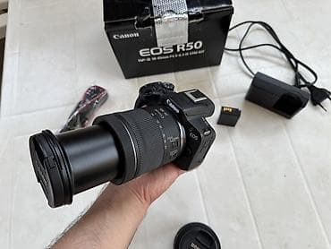 wifi extender: Canon EOS R50 + 24-105 RF lens + 18-45 RF lens — 5