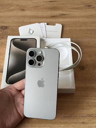 vətən n muhafizə: IPhone 15 Pro, 256 GB, Black Titanium, Face ID — 5
