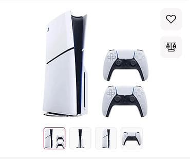 ps5 al: PlayStation 5 silm 1 TB Xüsusiyyətlər: - Ultra sürətli SSD: yüklənmə — 1