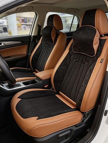 защитный коврик в автокресло: Universal avtomobil oturacaq üzlükləri və boyun yastıqları dəsti - — 1