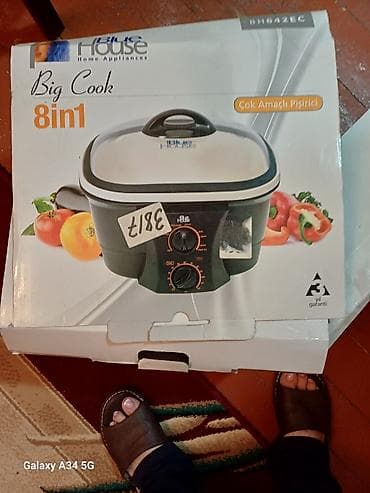 ucuz modem: BlueHouse Big Cook 8-in-1 çox funksiyalı bişirici (model BH642EC) — 1