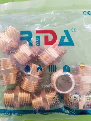 Digər metal məhsullar: RIDA pirinç fitinqlər – universal boru birləşdirmə elementləri - — 2