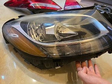 cankan masin: Komplekt, Yaxın və uzaq vuran işıqlar Mercedes-Benz, Orijinal, ABŞ, İşlənmiş — 2