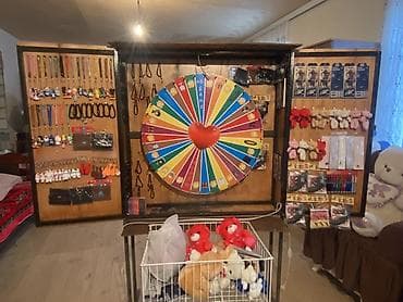 Rəf vitrinləri: Attraksion “Fırlanan Uğur Çarxı” – komplekt satılır - Böyük, işıqlı — 3