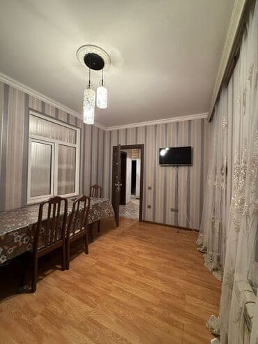 məzahir rüstəmov küçəsi: Geniş və işıqlı mənzil otaqları - Böyük yataq otağı: parça başlıqlı — 4