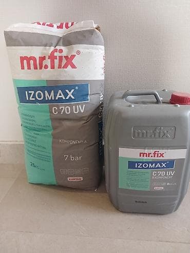 asma tavan hamam: Mr.Fix IZOMAX C70 UV – ikikomponentli, tam elastik su izolyasiya — 1