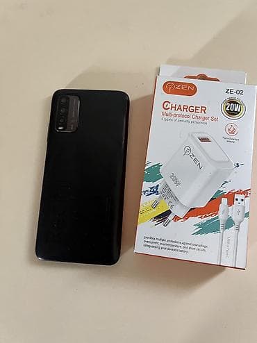 xiaomi redmi 9 t: Redmi 9T, 128 GB, rəng - Qara, Face ID — 7