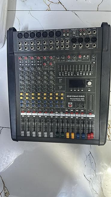 Mikşerlər: Dynacord PowerMate 600 (DC-PM600-3-UNIV) – gücləndiricili mikser — 2