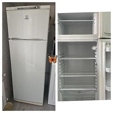 Elektronika: Soyuducu Indesit, iki qapılı (üst hissə dondurucu, alt hissə — 1