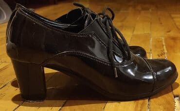 brend qadin ayaqqabilari: Ölçü: 37, rəng - Qara, İşlənmiş — 1