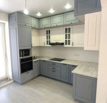 кухонная мебель на заказ в баку цены: Кухонный гарнитур на заказ, Самозакрывающие петли, МДФ, Есть кредит, Бесплатная доставка — 3