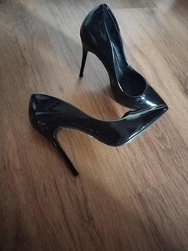 Qadın ayaqqabıları: Tuflilər, Ölçü: 37, rəng - Qara, İşlənmiş — 3