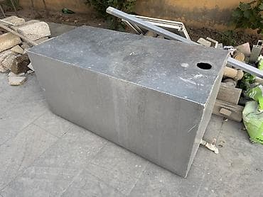 Bak, Paslanmayan polad, 400 l l, İşlənmiş, Ünvandan götürmə — 1