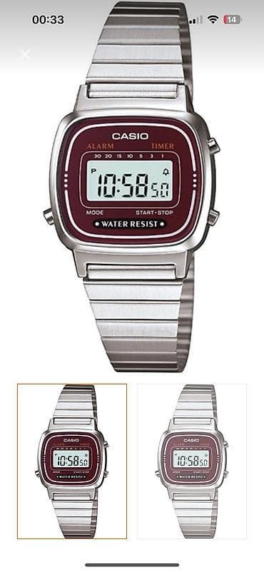 İşlənmiş, Qol saatı, Casio