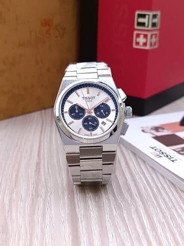 stok: Yeni, Qol saatı, Tissot, rəng - Mavi — 2