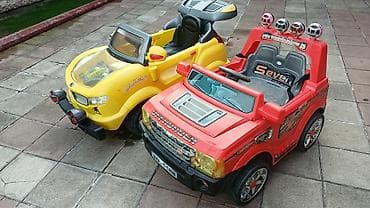 ev masin: Uşaq elektrik avtomobilləri – 2 model birlikdə - Model 1: Qırmızı — 10