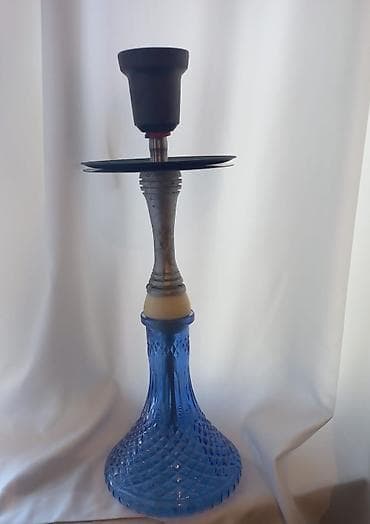 bas: Nərgili set - Dizayn: Şüşə kollbada mavi, relyefli naxışlı korpus; — 1