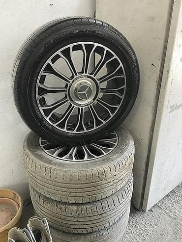 range rover diskleri: Mercedes-Benz üçün 4 ədəd disq və təkər komplekti - Model: AMG — 1