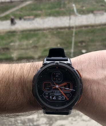 İşlənmiş, Smart saat, Sensor ekran, rəng - Qara