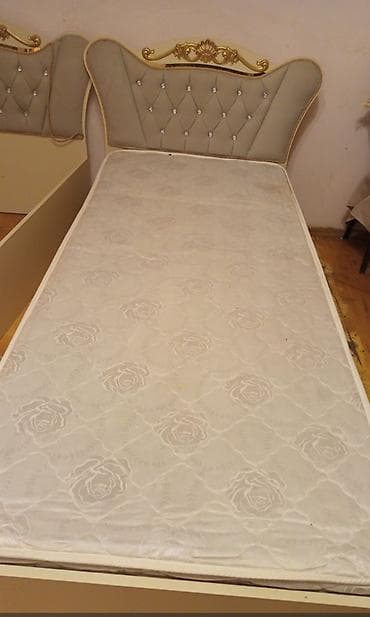 Təknəfərlik çarpayı, Matras ilə, Siyirməsiz