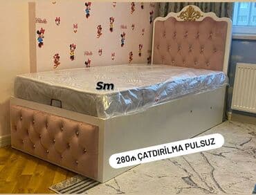 bazali tek carpayilar: Новый, Односпальная кровать, С подъемным механизмом, С матрасом, Без выдвижных ящиков, Азербайджан — 2