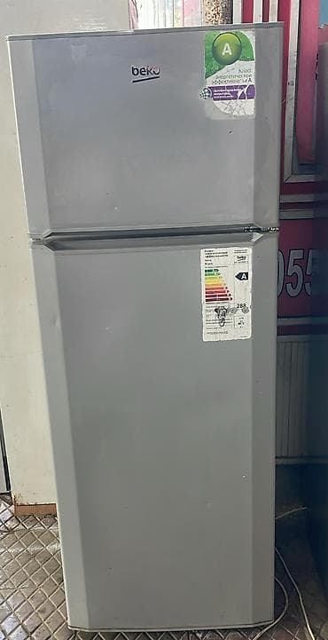 2 qapılı Beko Soyuducu Satılır, rəng - Gümüşü — 1