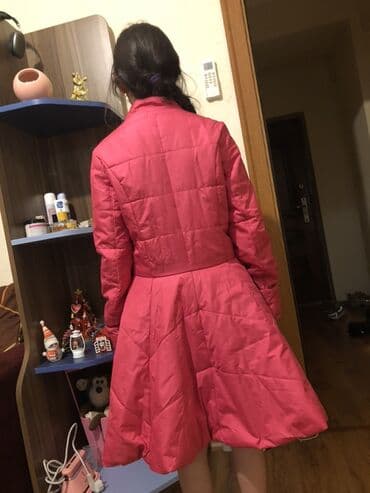 красивые платья на прокат в баку: Qız uşaqları üçün isti qış plaşı/kurtkası - Rəng: parlaq çəhrayı - — 2