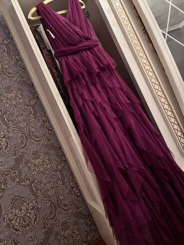 şifon koftalar: Ziyafət donu, Maksi, S, M — 1