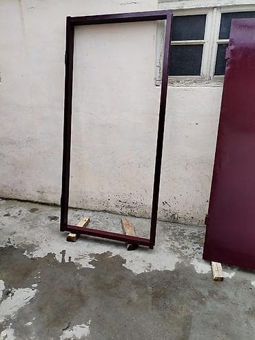 qapi: 2eded Dəmir giriş qapısı və qutu (karkas) komplekti - Material: tam — 3