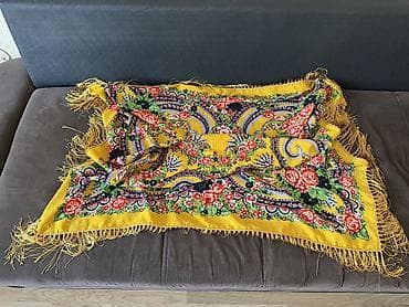 bas: Məhsul: Klassik naxışlı kəlağayı/şal - Material: 80% yun, 20% viskoza — 2