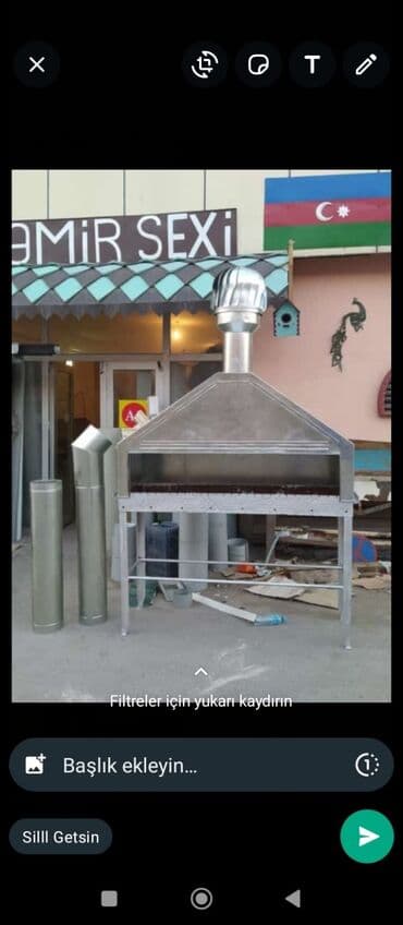 əl arabası qiyməti: Her Növ Havlandirma Zontlari ve Borularin Hazirlanmasi, Her Ölçüde ve — 6