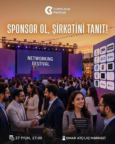 demir seyf qapi: Comelson Festivalı Azərbaycanda ilk dəfə keçirilir! ✨ Festivalda bir — 2