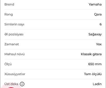 🎸 Klassik gitara satılır * Vəziyyəti: Yeni kimidir, istifadə — 2