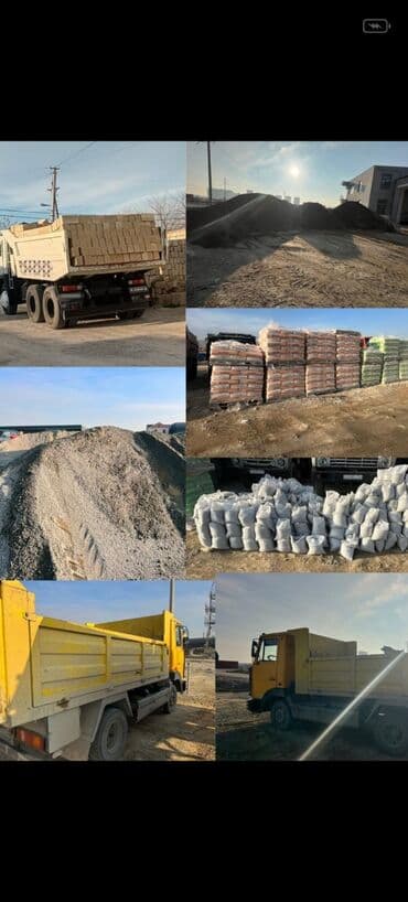 Nəqliyyat vasitəsinin icarəsi: Kubik, qırmızı və qara qum, çınqıl, xırda daş (şeben), və tikinti — 1