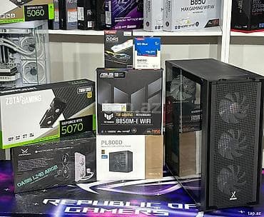 Gaming PC / RTX 5070 12GB /Ryzen 5 9600X /16GB DDR5 / 1TB NVMe / Yeni