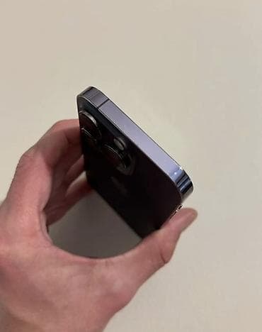 tecno spark slim 5g: IPhone 14 Pro, 256 GB, Deep Purple, Zəmanət, Kredit, Qırıq — 2