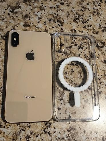 ayfon 7s: IPhone Xs, Qızılı, Simsiz şarj — 1