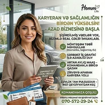 Hazır biznes: Daha ətraflı məlumat üçün 070-572-29-24 nömrəsinə yalnız yazın, zəng — 1