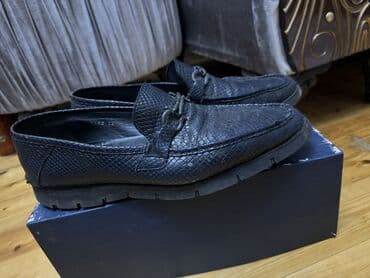 parça mokasinlər: Temiz deri - Rəng: Qara - Material: Fakturalı (ilan dərisi formalı — 2